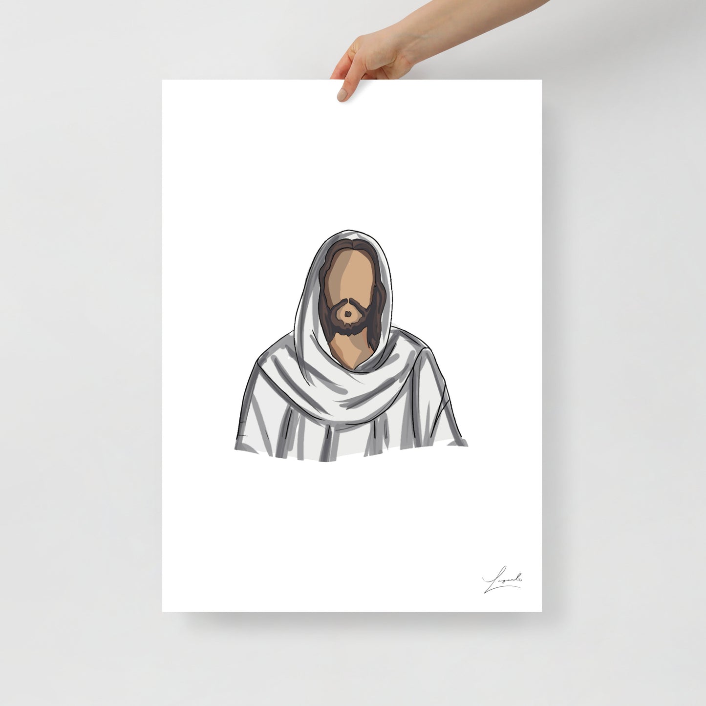 Jesus Poster - Faith Art by Lagarto Art